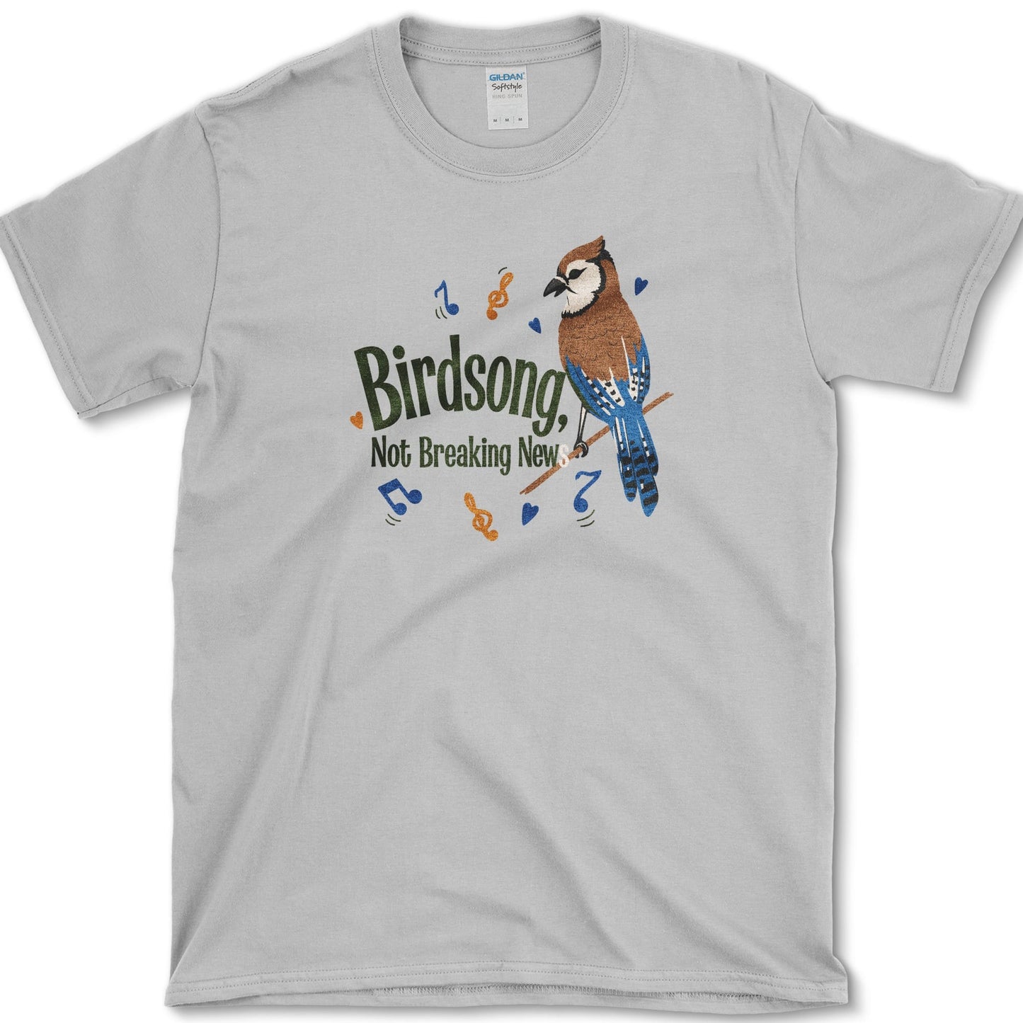 Birdsong Not News T-Shirt S / Sport Grey Essential Tees