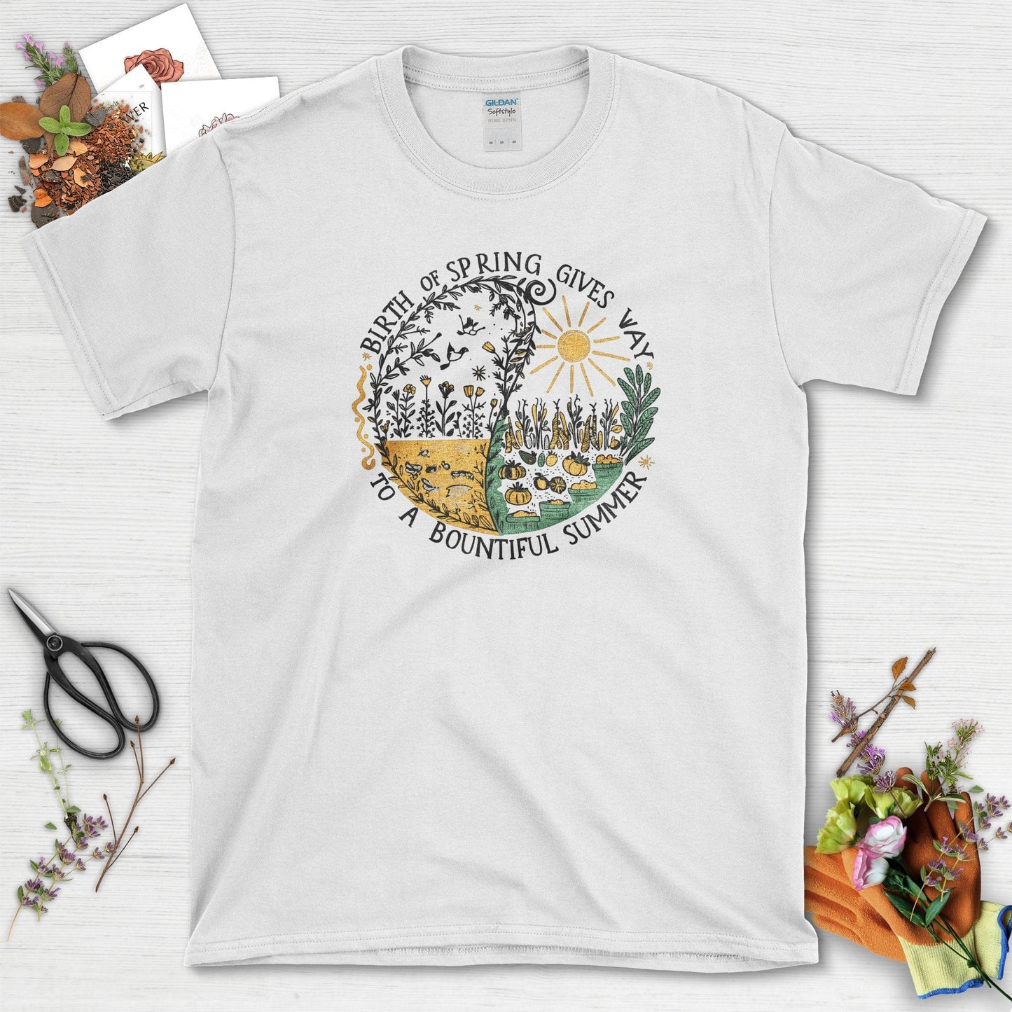 Birth of Spring T-Shirt White / S T-Shirt