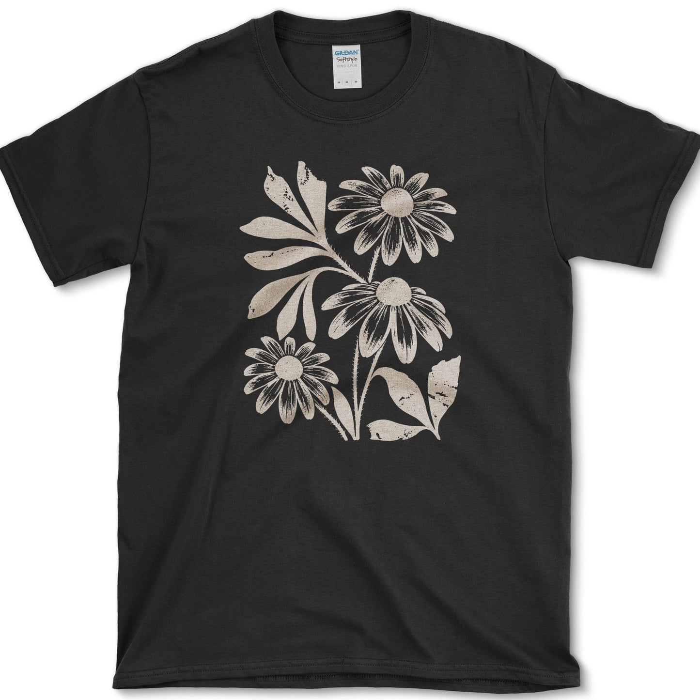 Black Eyed Susan T-Shirt S / Black Essential Tees