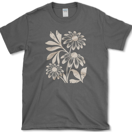 Black Eyed Susan T-Shirt S / Dark Heather Essential Tees