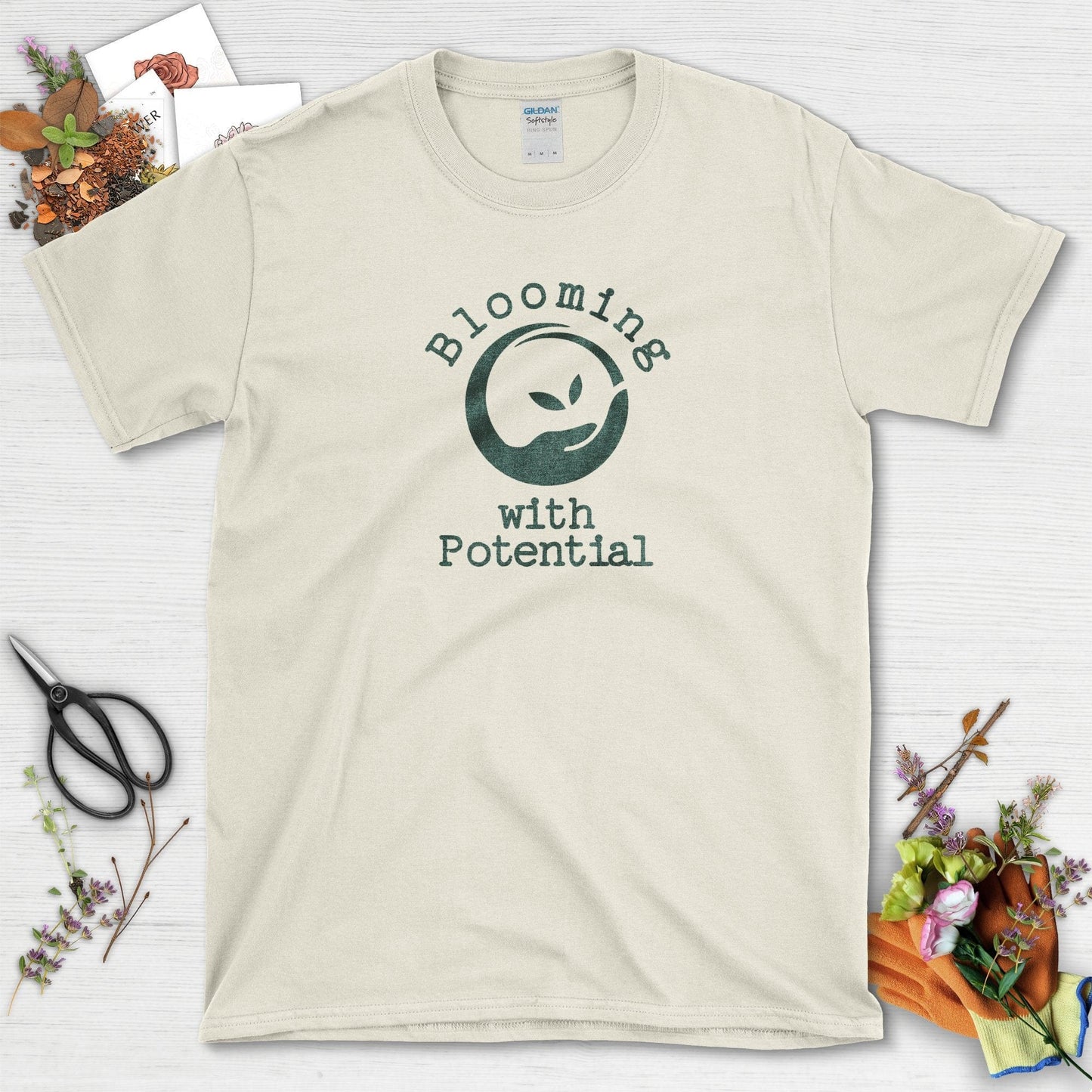 Blooming with Potential T-Shirt Natural / S T-Shirt