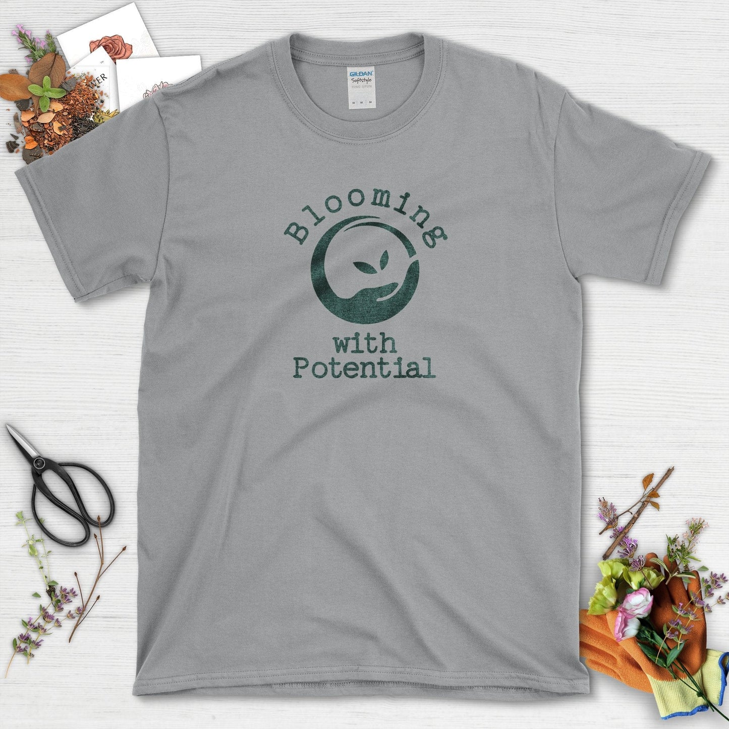 Blooming with Potential T-Shirt Sport Grey / S T-Shirt