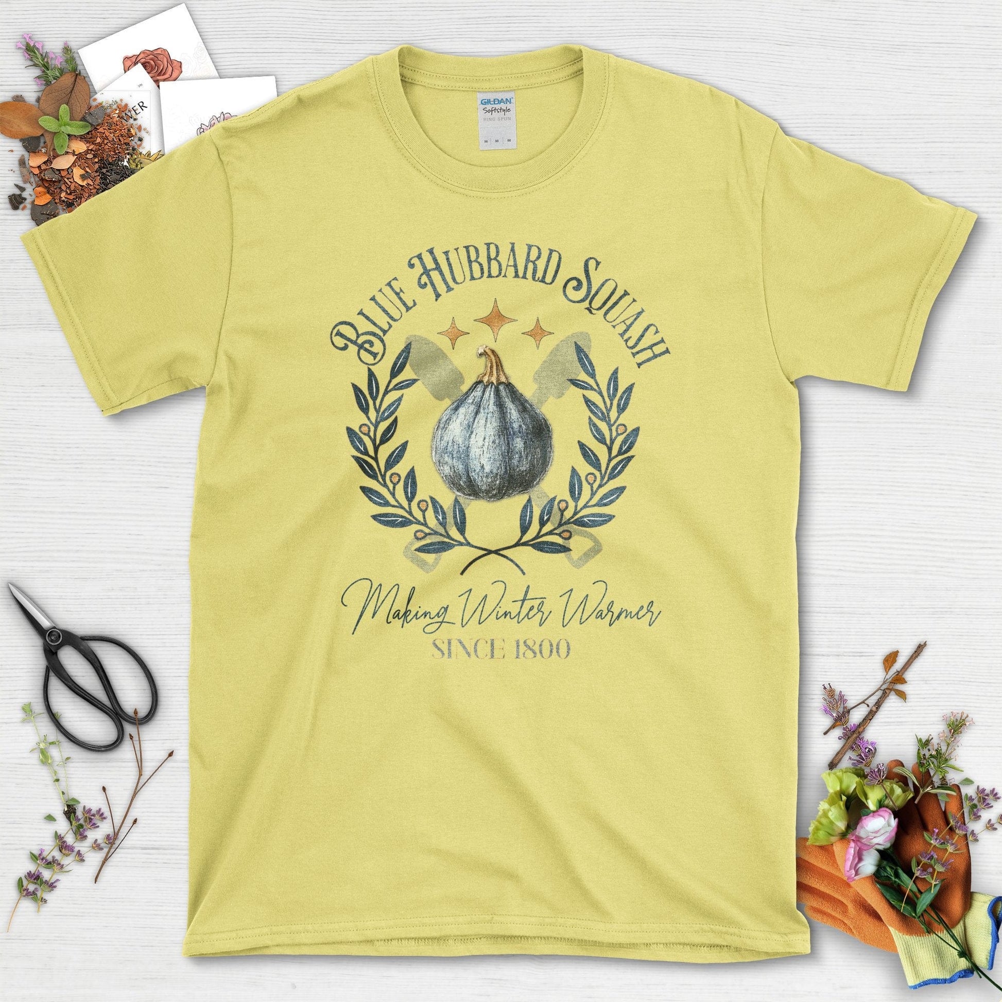 Blue Hubbard Squash T-Shirt Cornsilk / S T-Shirt