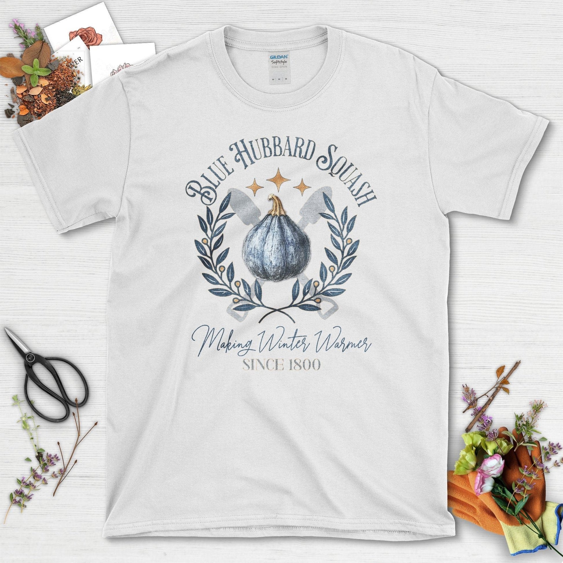 Blue Hubbard Squash T-Shirt White / S T-Shirt