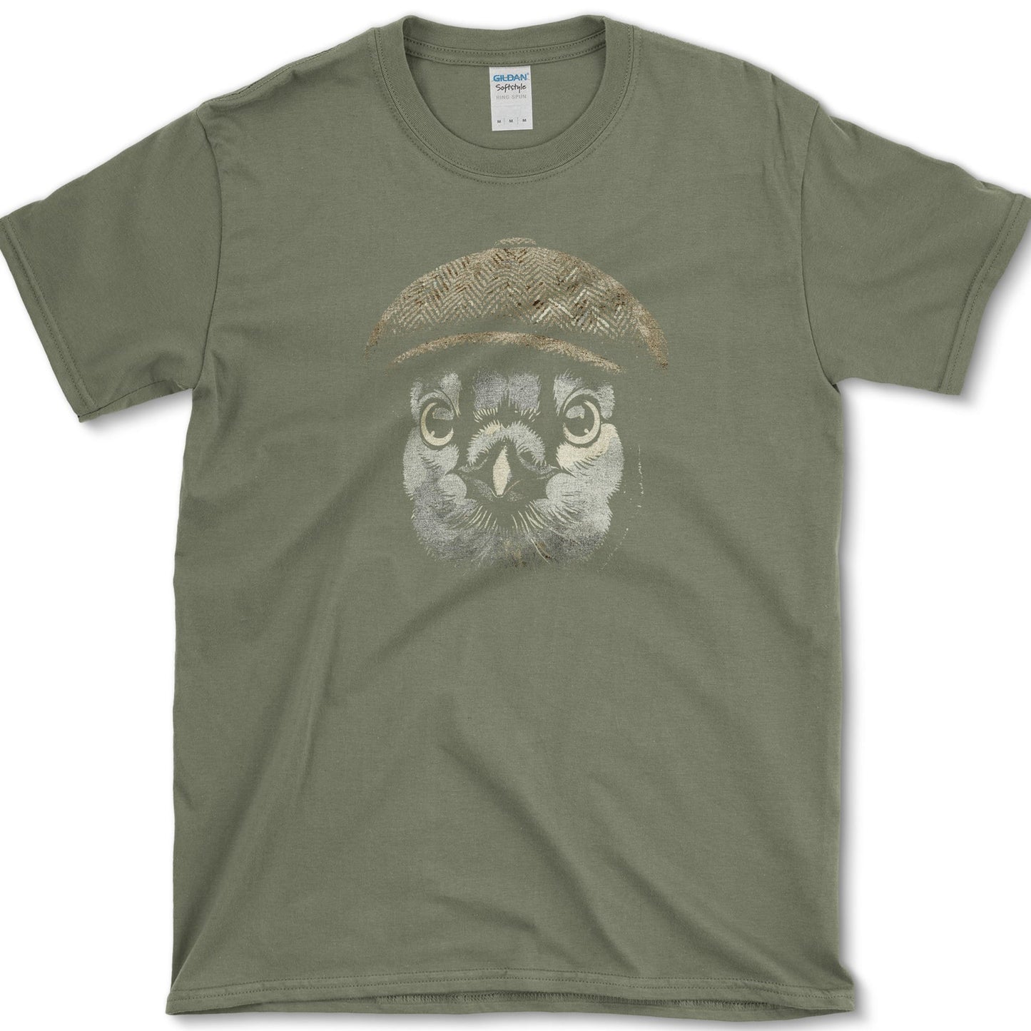 Blue Jay in Tweed design featuring blue jay artwork on a t-shirt