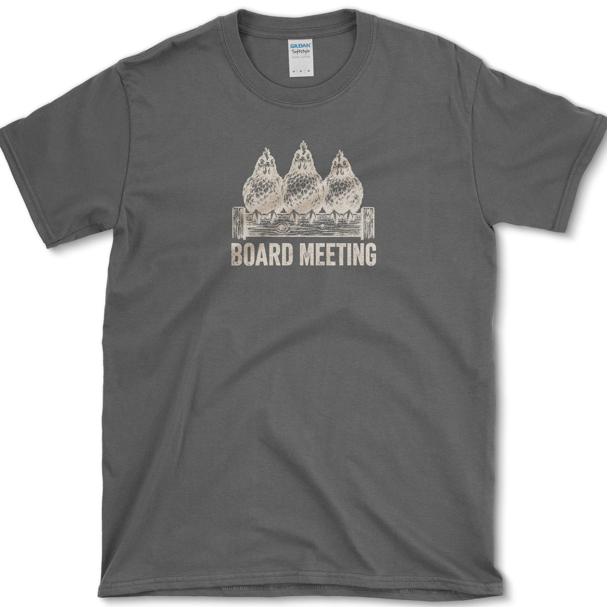 Board Meeting Hens T-Shirt Dark Heather / S Essential Tees