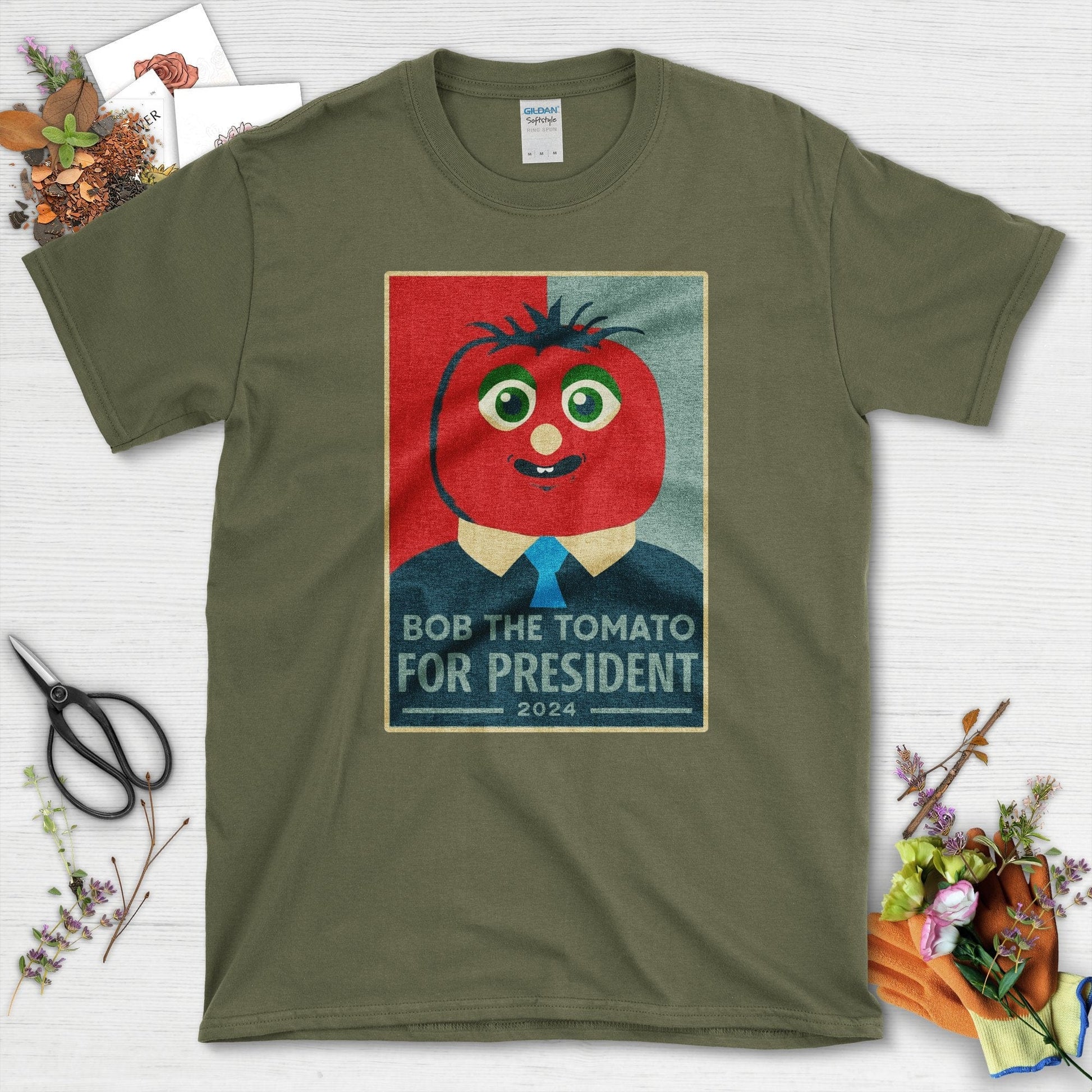 Bob for President T-Shirt Military Green / S T-Shirt