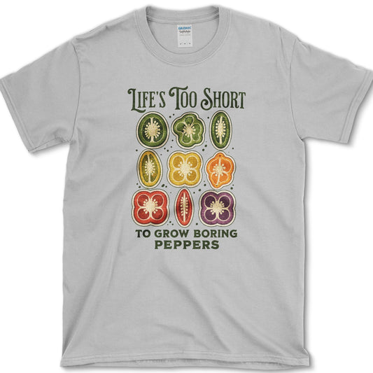Boring Peppers T-Shirt Sport Grey / S Essential Tees