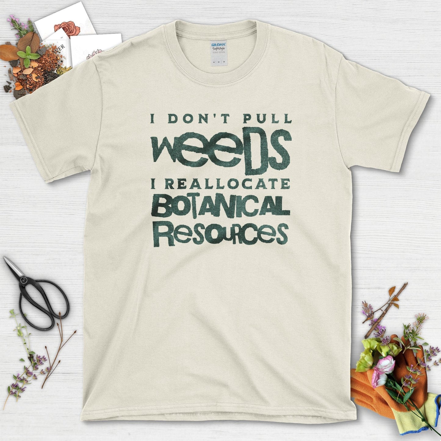 Botanical Resources T-Shirt Natural / S Physical Item