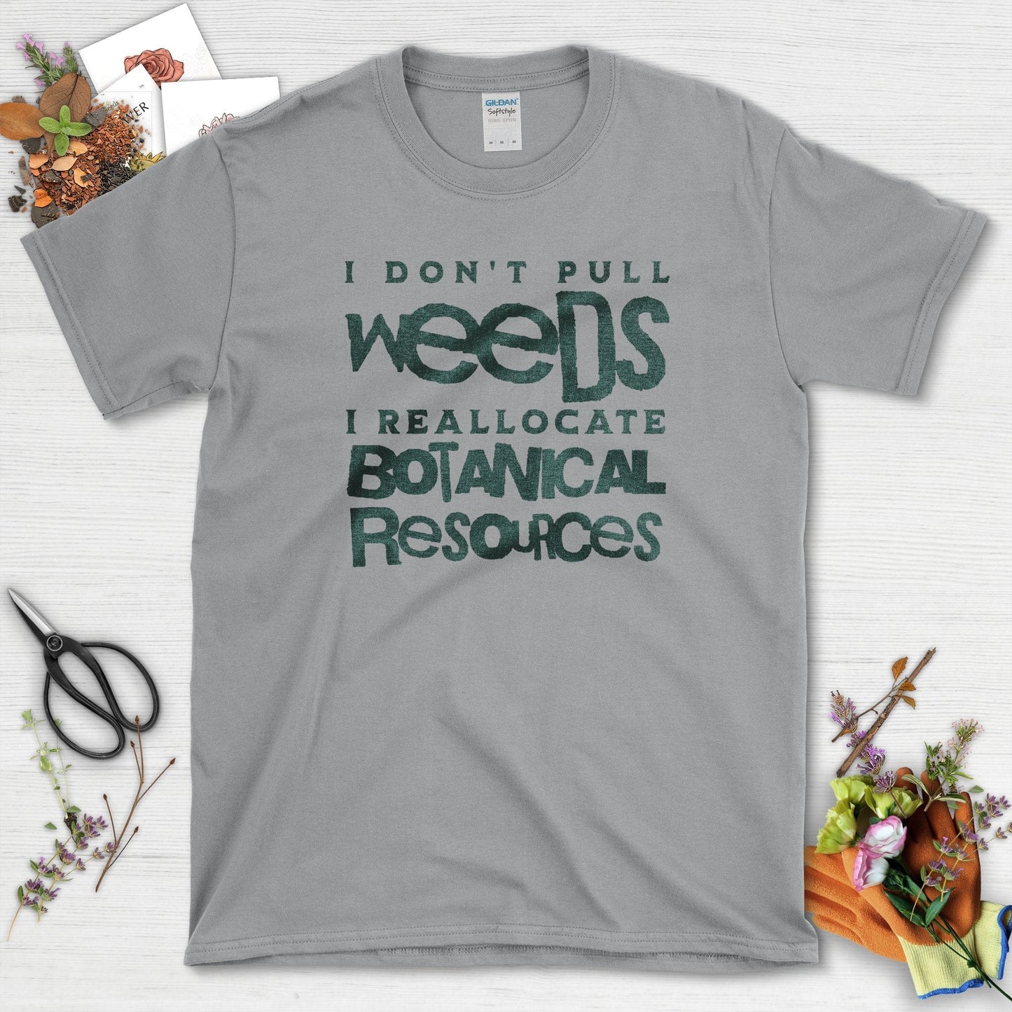 Botanical Resources T-Shirt Sport Grey / S Physical Item