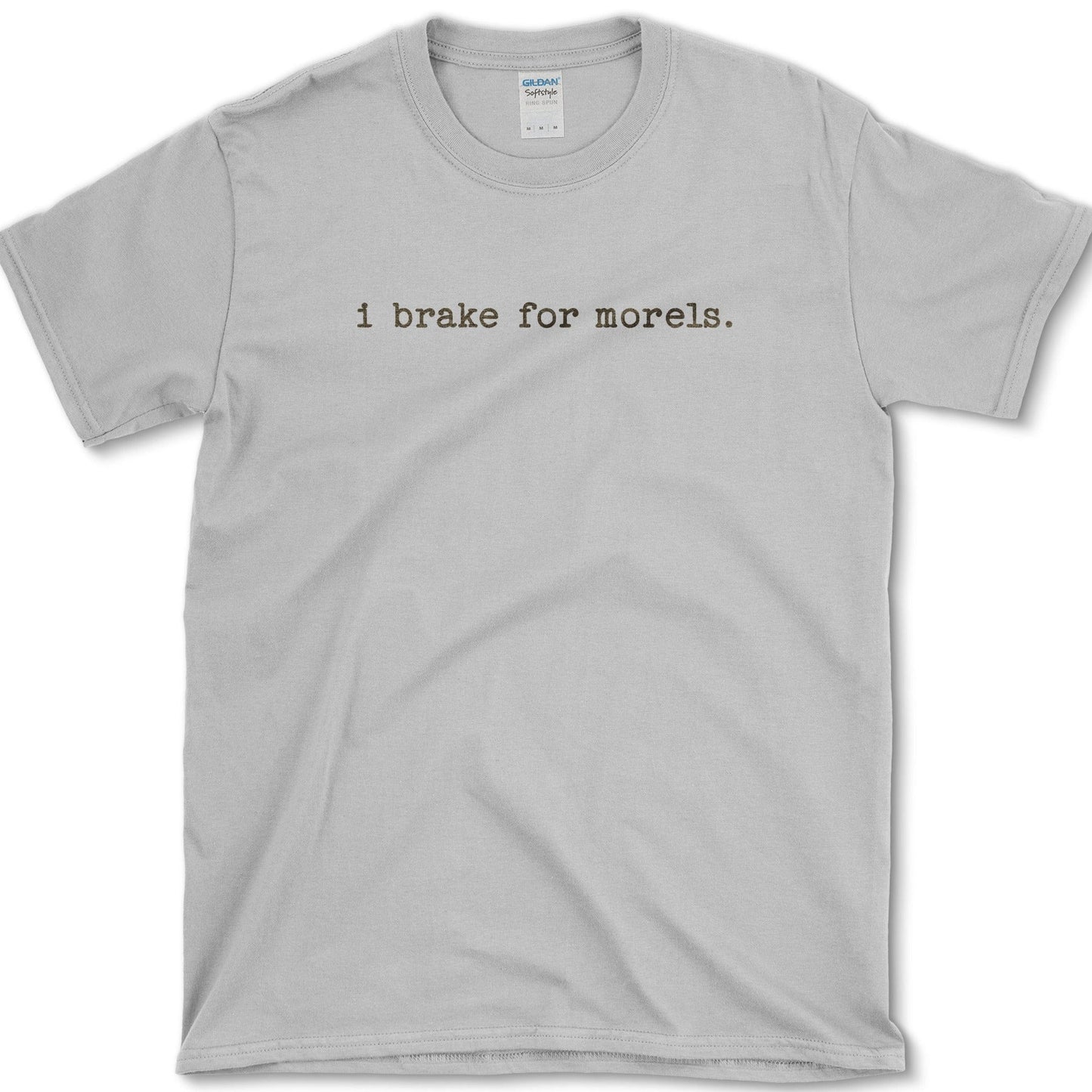 Brake for Morels T-Shirt Essential Tees / S / Sport Grey Physical Item