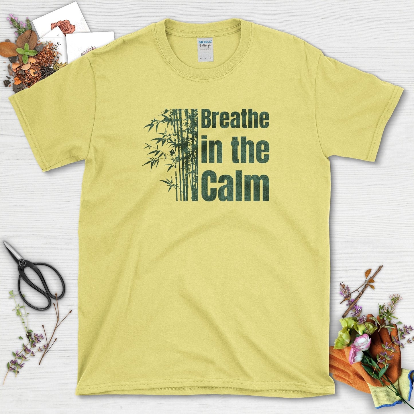 Breathe in the Calm T-Shirt Cornsilk / S T-Shirt