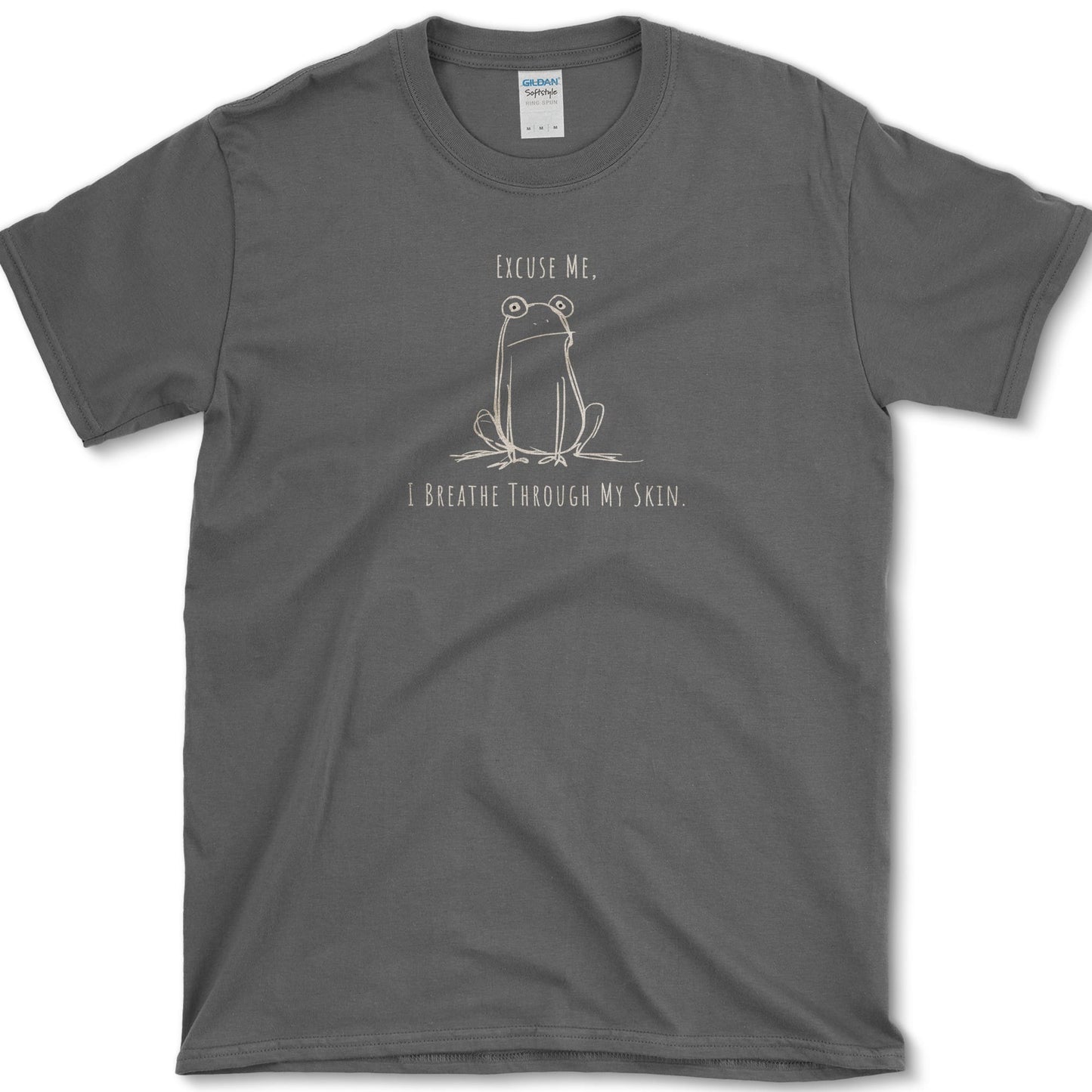 Breathe Through Skin T-Shirt Dark Heather / S Essential Tees
