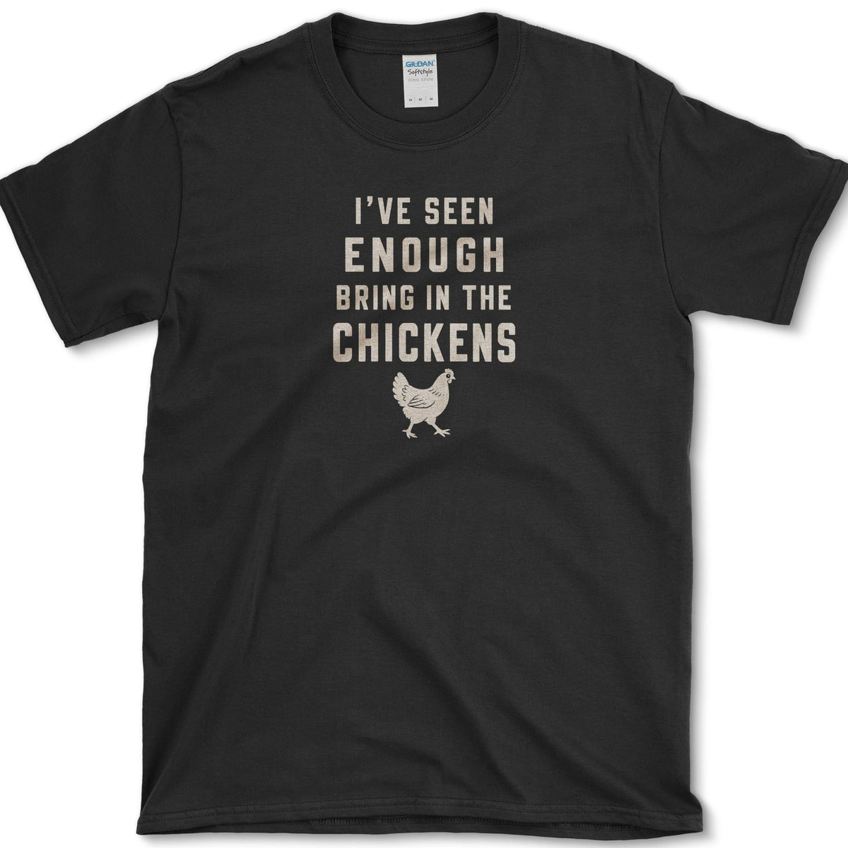 Bring In The Chickens T-Shirt Black / S Essential Tees
