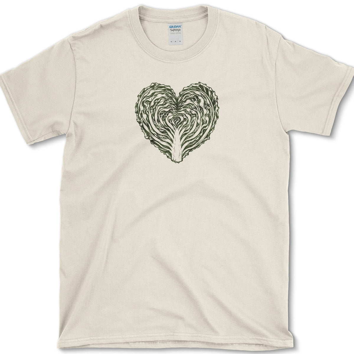 Cabbage Heart T-Shirt Natural / S Essential Tees