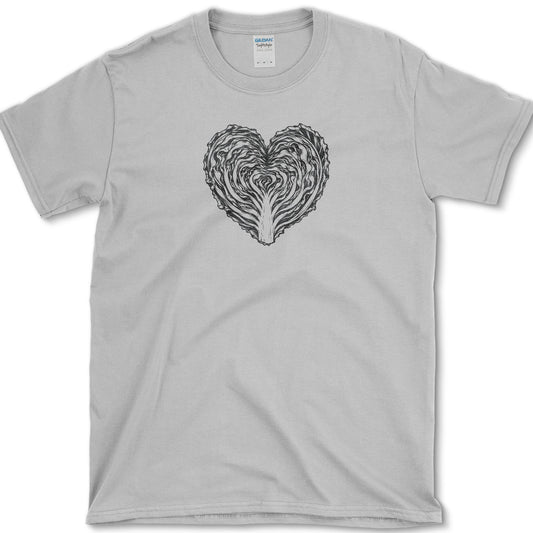 Cabbage Heart T-Shirt Sport Grey / S Essential Tees