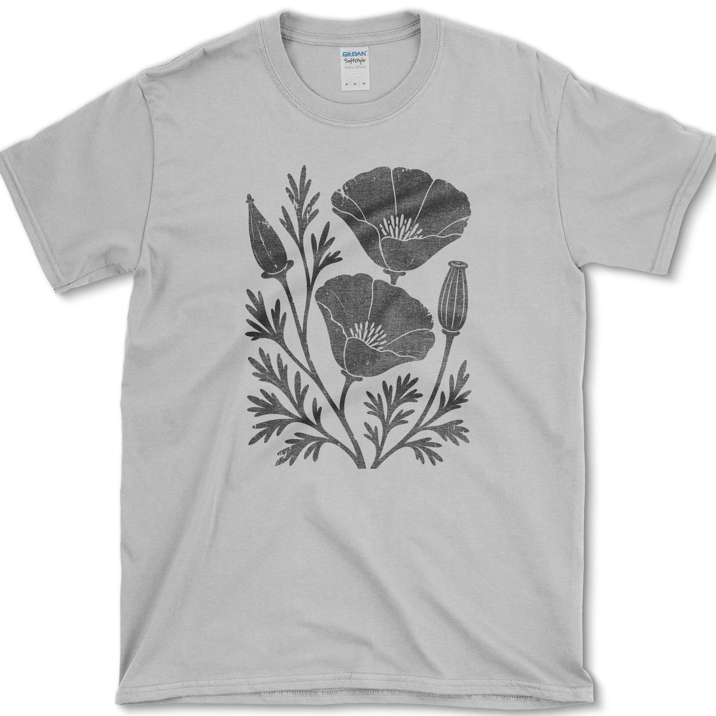 California Poppy T-Shirt S / Sport Grey Essential Tees