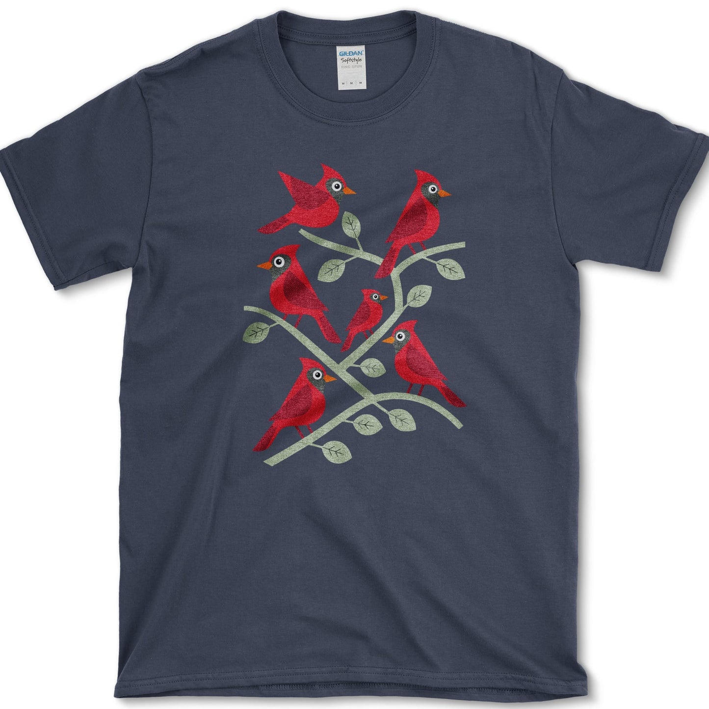 Cardinal Branches T-Shirt S / Navy Essential Tees