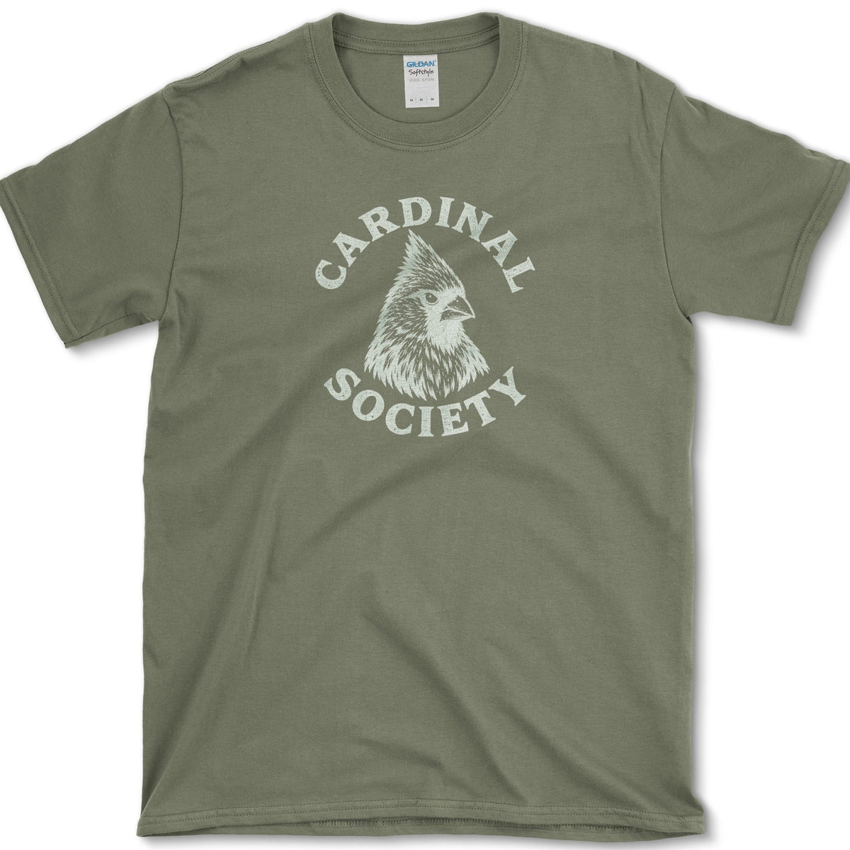 Cardinal Society T-Shirt Military Green / S Essential Tees