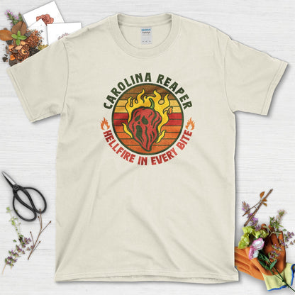 Carolina Reaper Hellfire Bite T-Shirt Natural / M Physical Item
