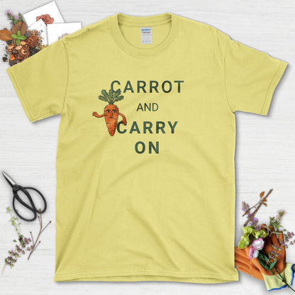 Carrot and Carry On T-Shirt Cornsilk / S T-Shirt