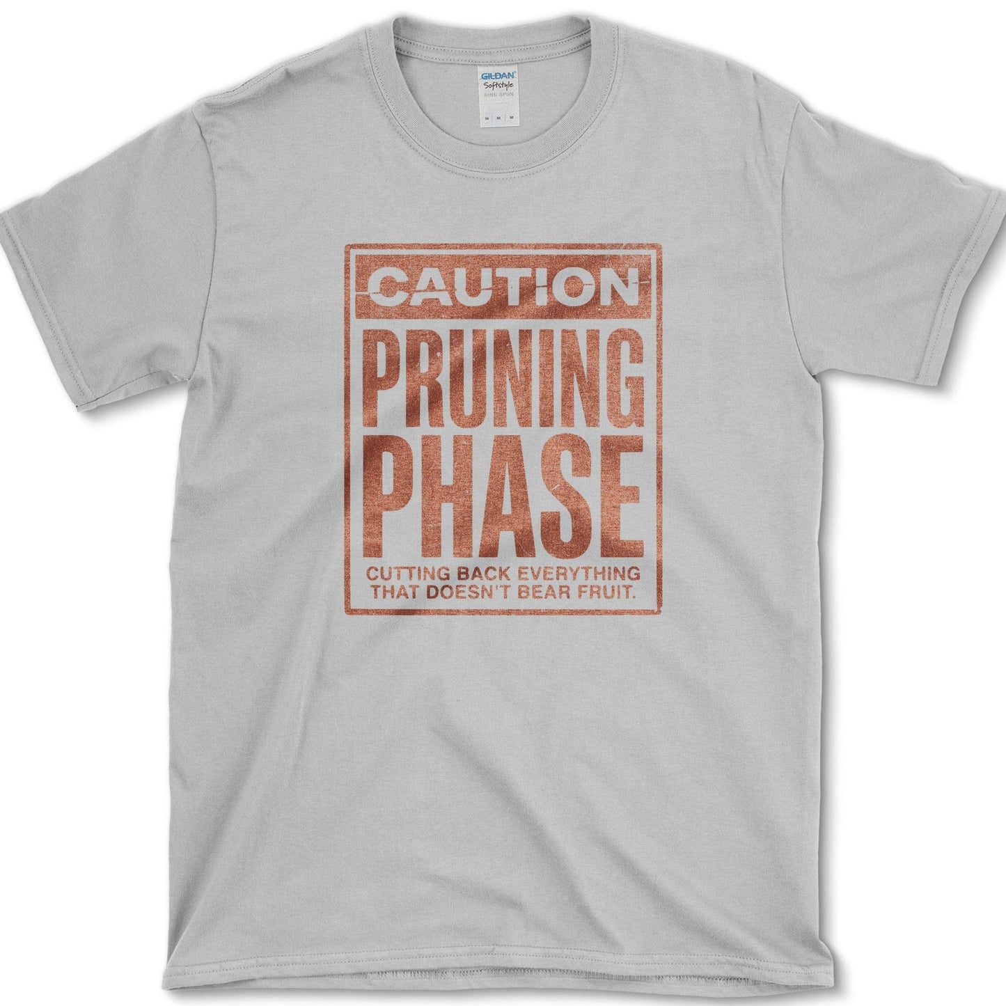Caution Pruning Phase T-Shirt Sport Grey / S Physical Item
