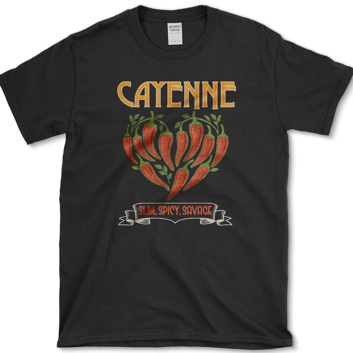 Cayenne Slim Spicy Savage T-Shirt Black / S Essential Tees