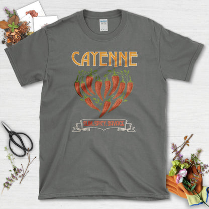 Cayenne Slim Spicy Savage T-Shirt Charcoal / M Physical Item
