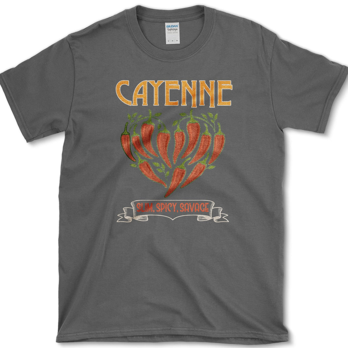 Cayenne Slim Spicy Savage T-Shirt Dark Heather / S Essential Tees