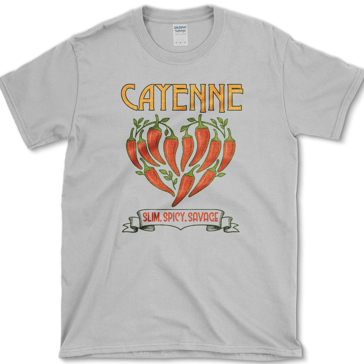 Cayenne Slim Spicy Savage T-Shirt Sport Grey / S Essential Tees