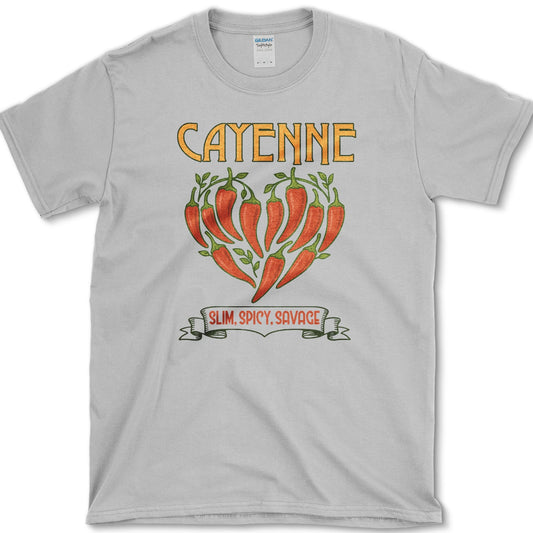 Cayenne Slim Spicy Savage T-Shirt Sport Grey / S Essential Tees