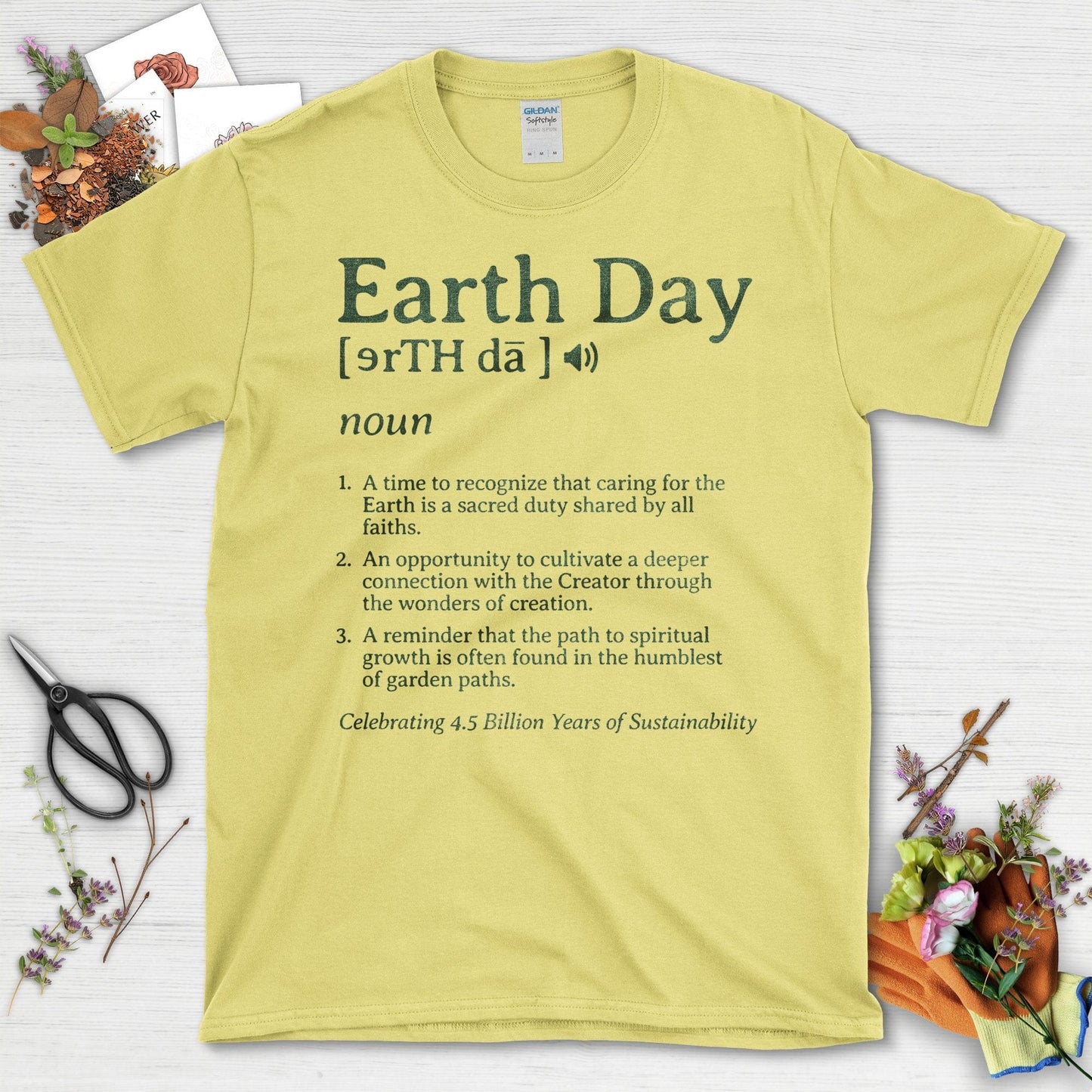 Celebrate Earth Day With This Unique Definition T-Shirt Cornsilk / S T-Shirt