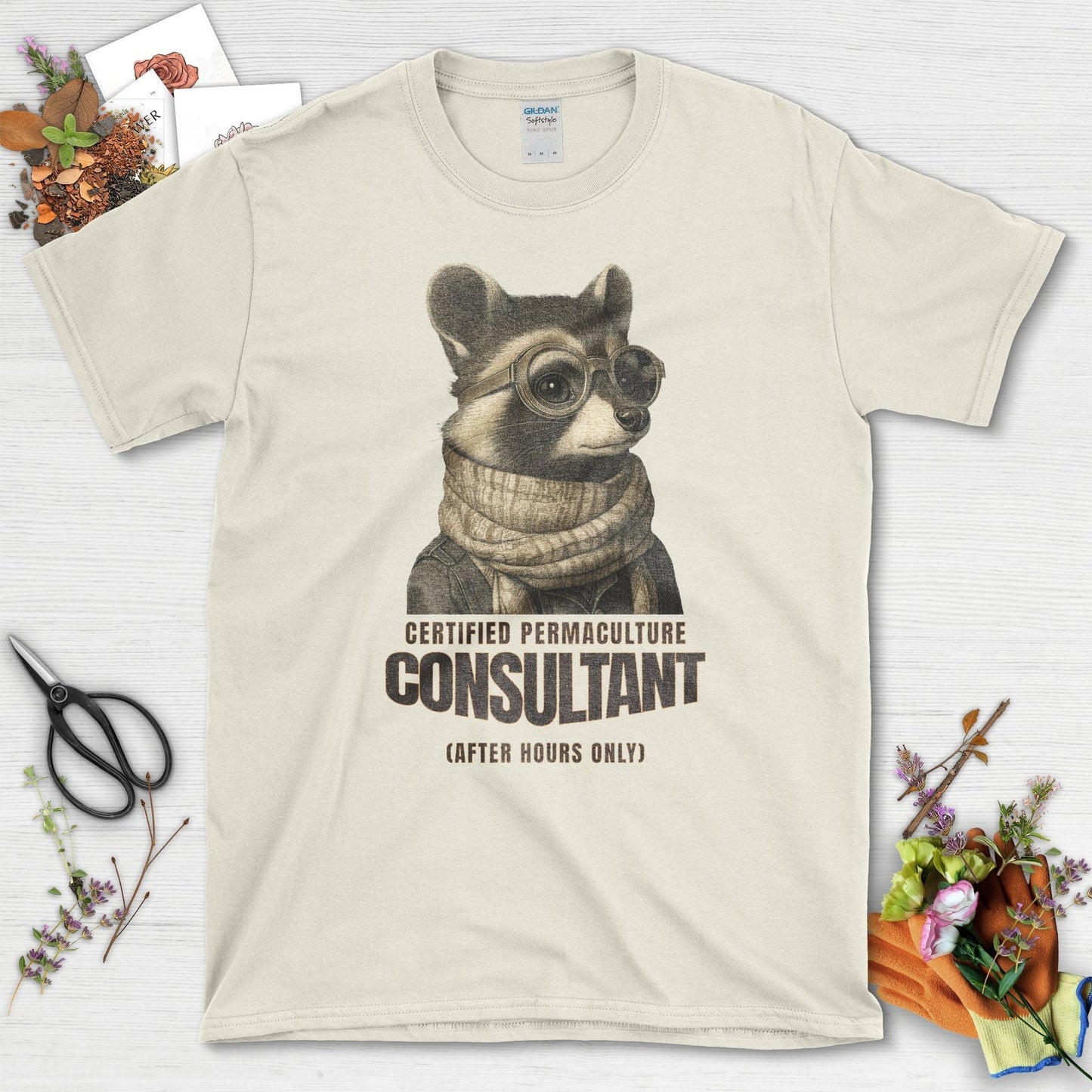 Certified Permaculture Consultant T-Shirt Natural / S T-Shirt