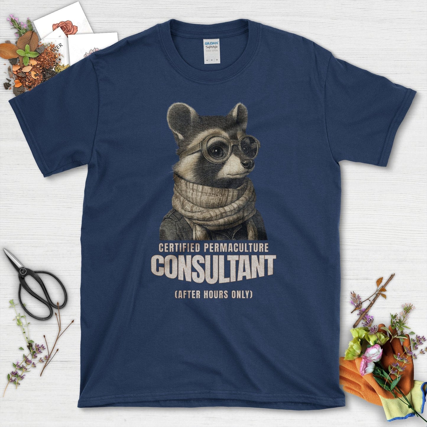 Certified Permaculture Consultant T-Shirt Navy / S T-Shirt