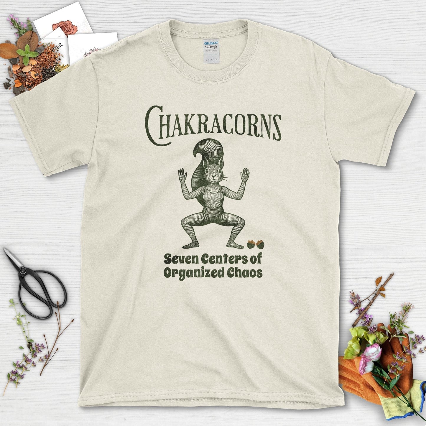 Chakracorns Chaos T-Shirt Natural / S Physical Item