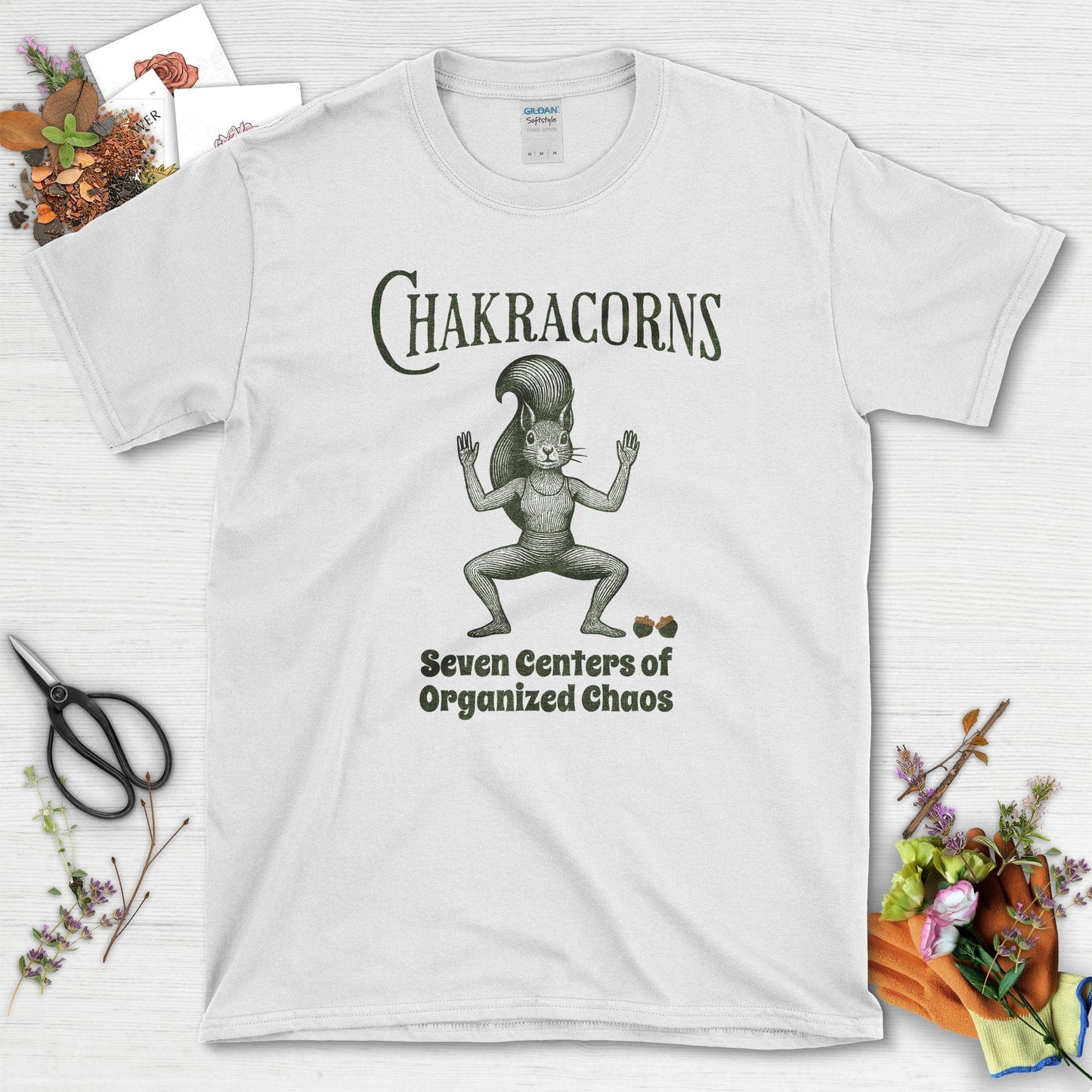 Chakracorns Chaos T-Shirt White / S Physical Item