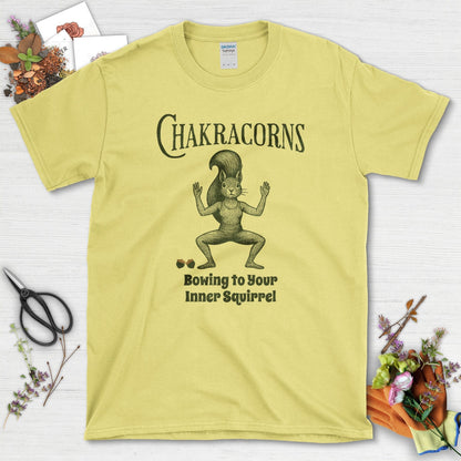 Chakracorns Your Inner Squirrel T-Shirt Cornsilk / S Physical Item