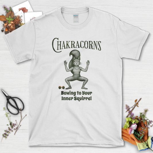 Chakracorns Your Inner Squirrel T-Shirt White / S Physical Item