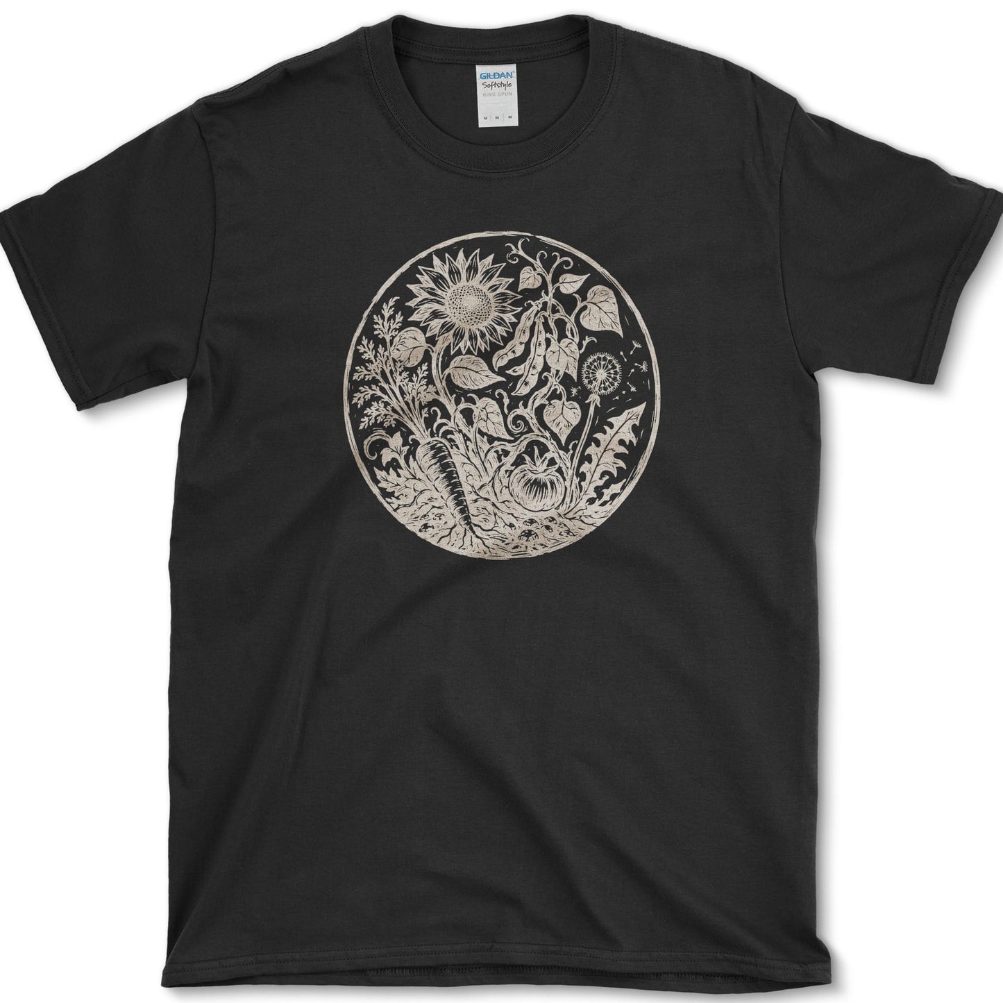Chaos Gardener T-Shirt S / Black Essential Tees