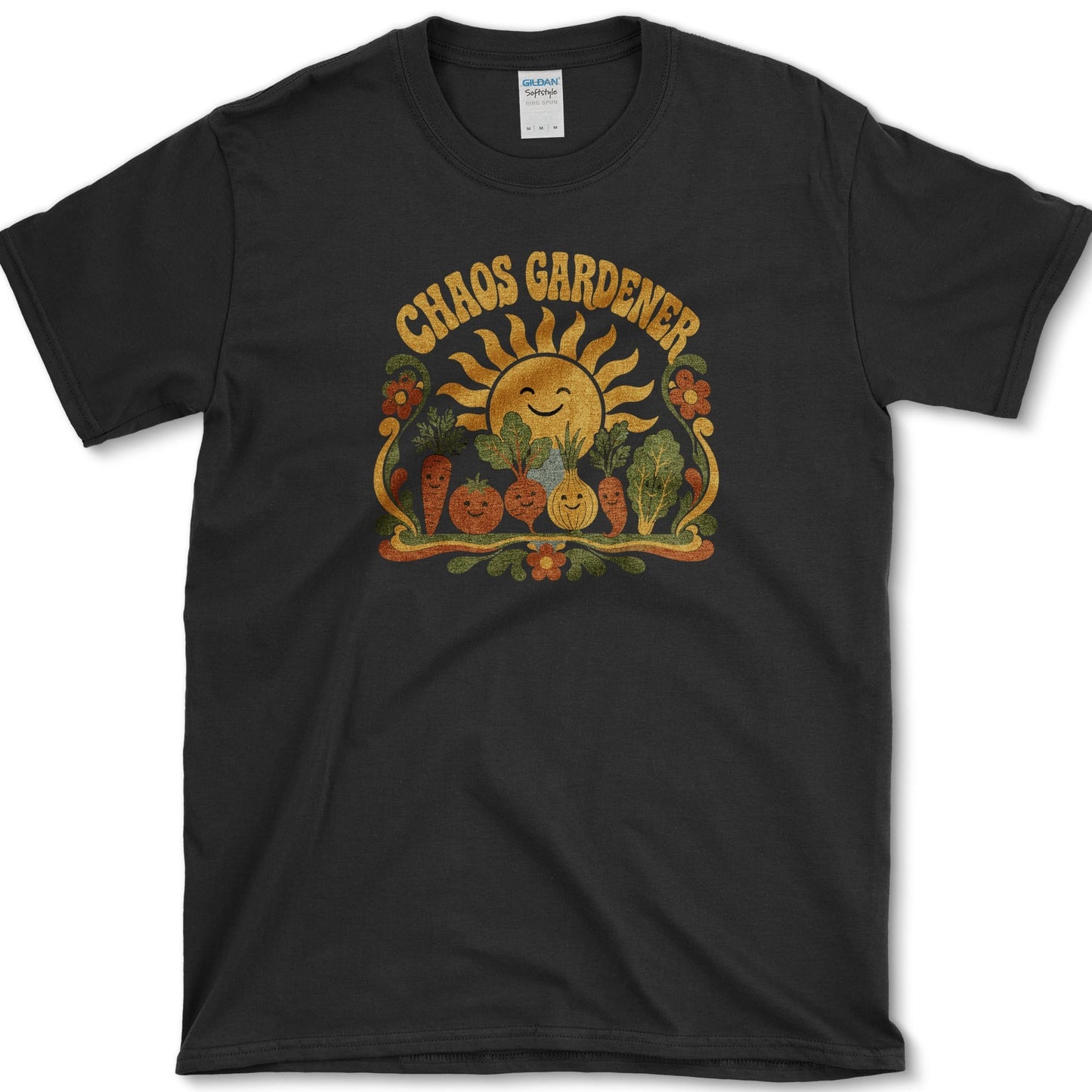 Chaos Gardener T-Shirt S / Black Essential Tees