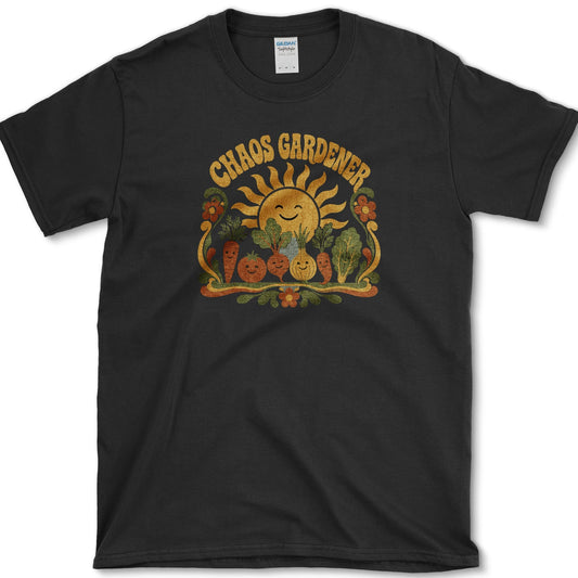 Chaos Gardener T-Shirt S / Black Essential Tees