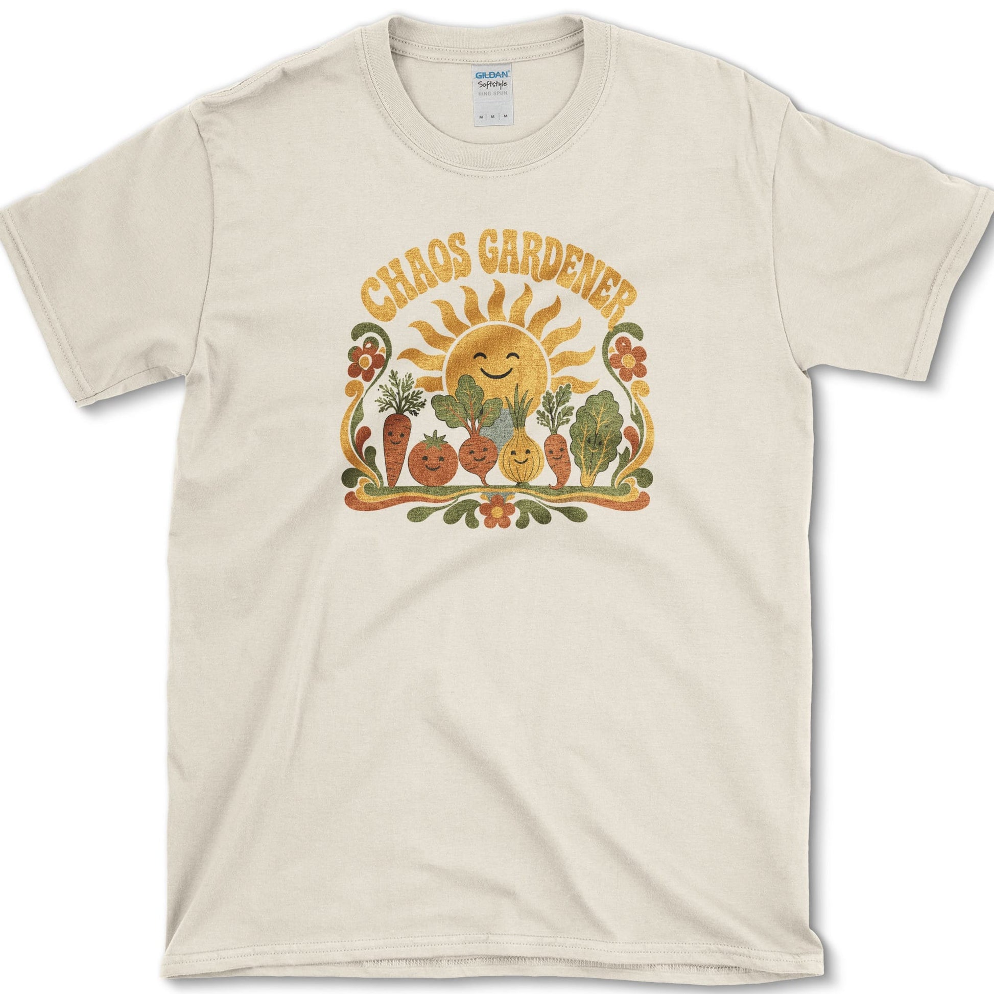 Chaos Gardener T-Shirt S / Natural Essential Tees