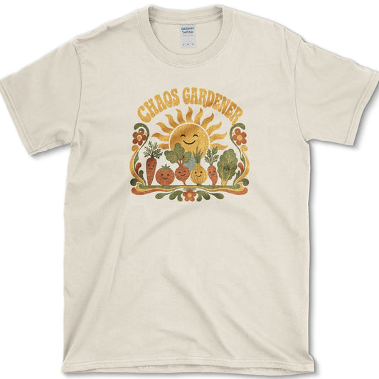 Chaos Gardener T-Shirt S / Natural Essential Tees