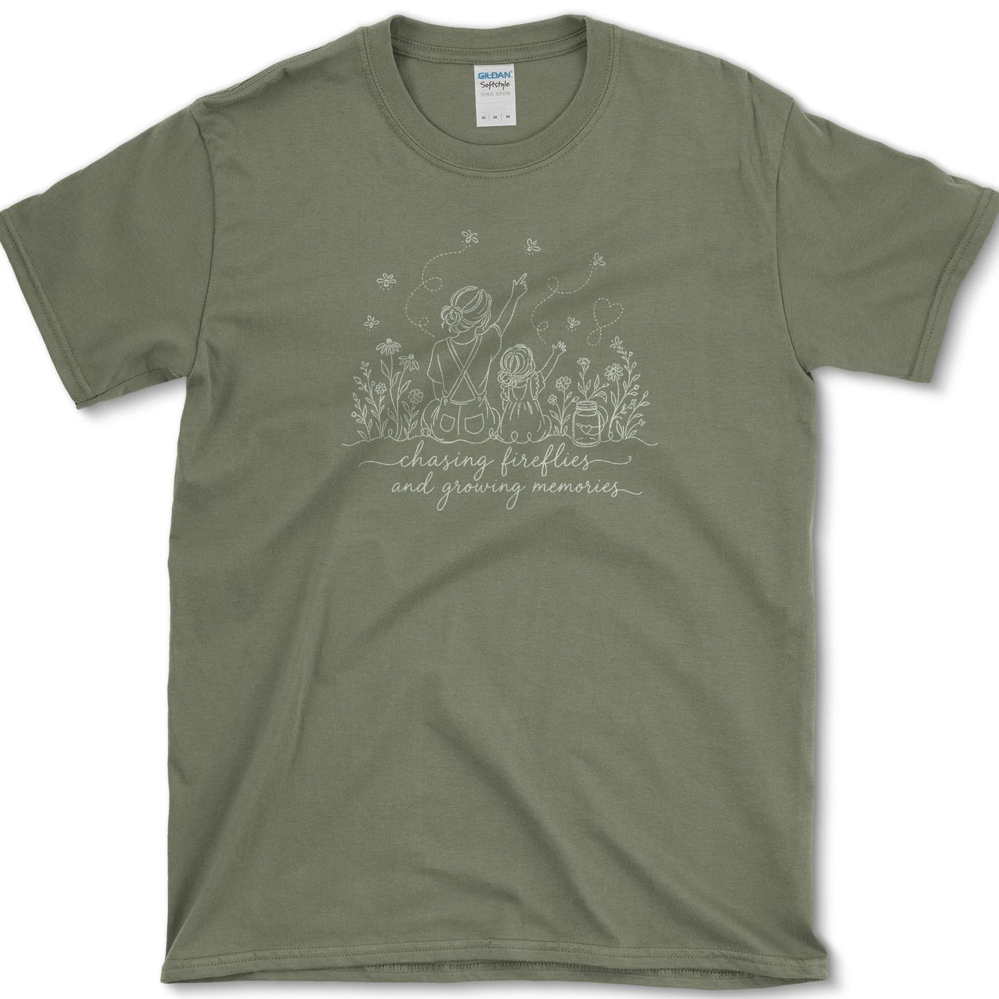 Chasing Fireflies T-Shirt Military Green / S Essential Tees