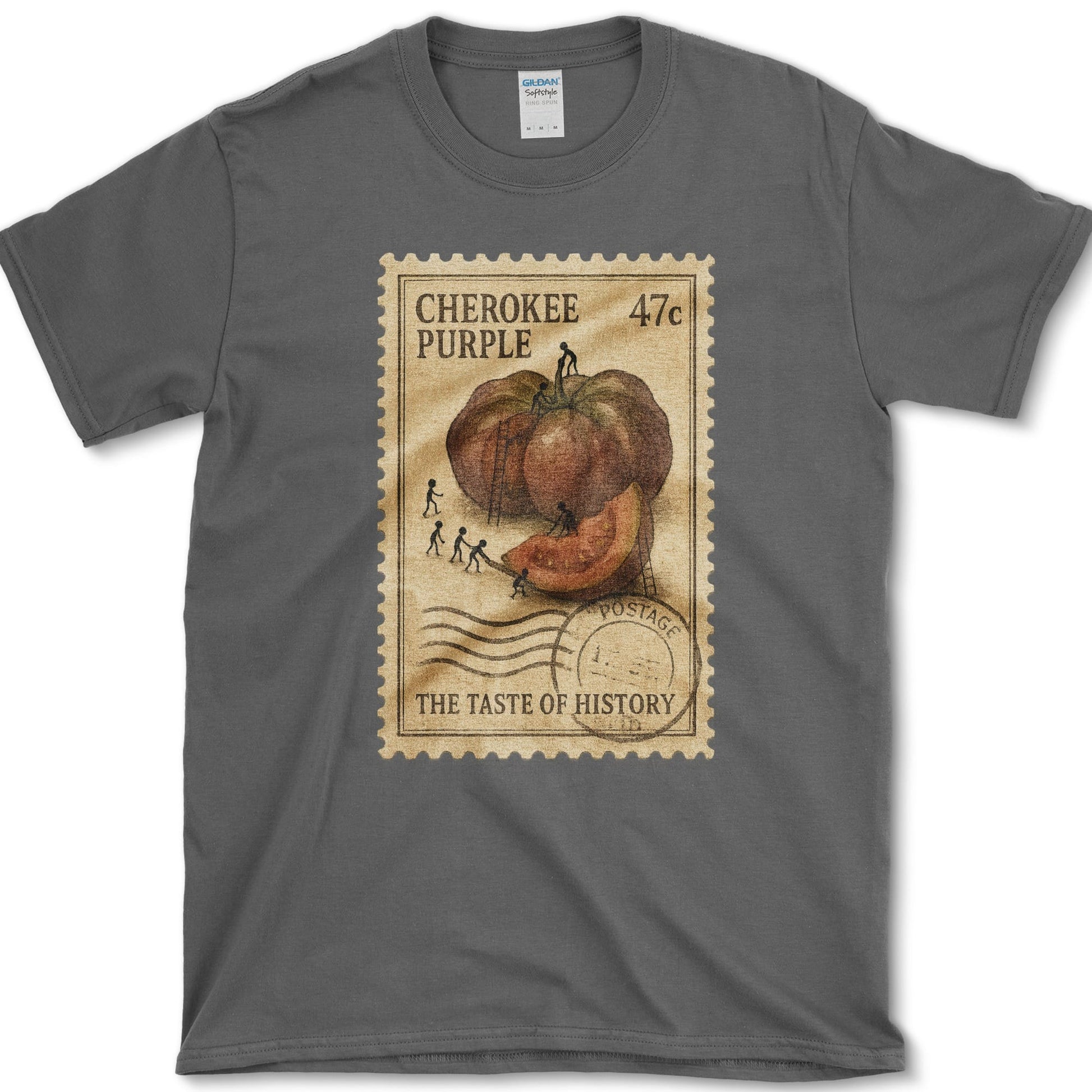 Cherokee Purple Taste History T-Shirt Dark Heather / S Essential Tees