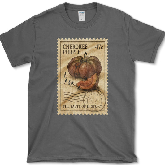 Cherokee Purple Taste History T-Shirt Dark Heather / S Essential Tees