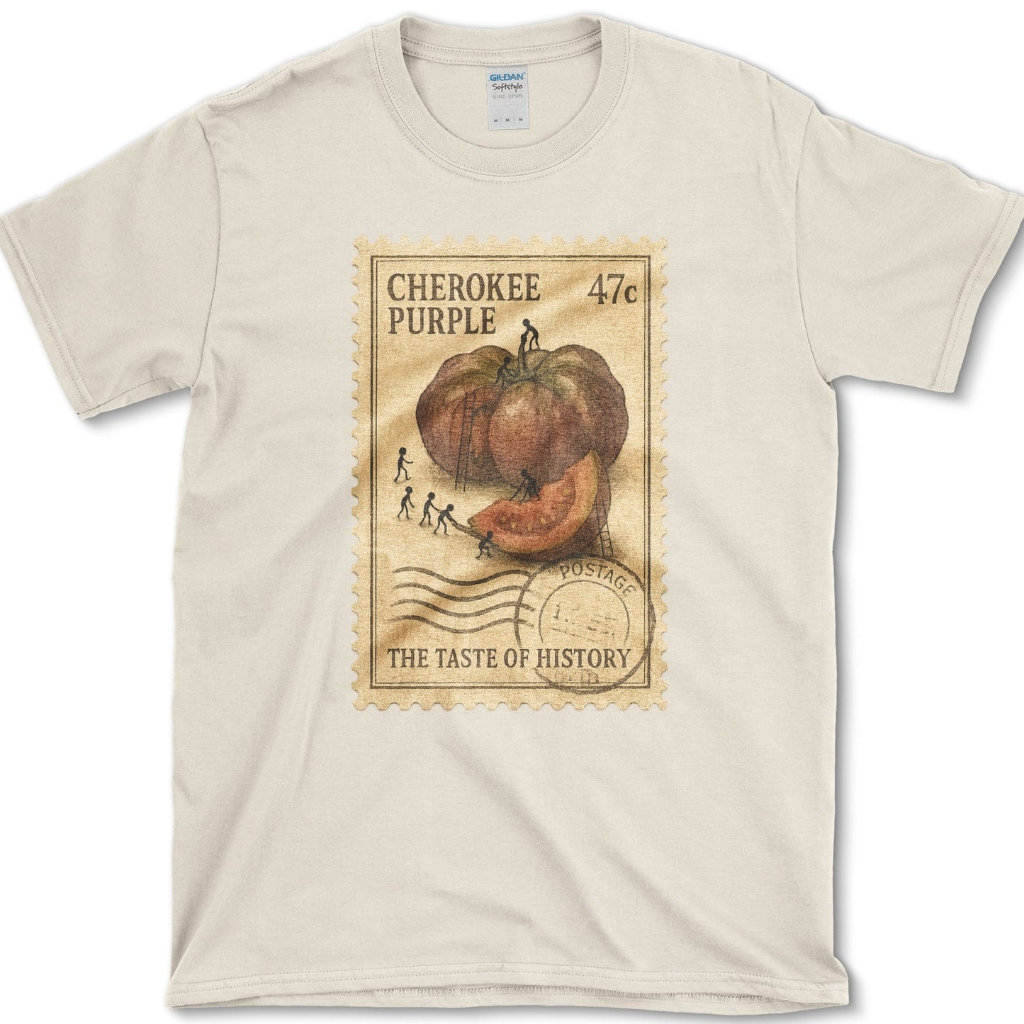 Cherokee Purple Taste History T-Shirt Natural / S Essential Tees