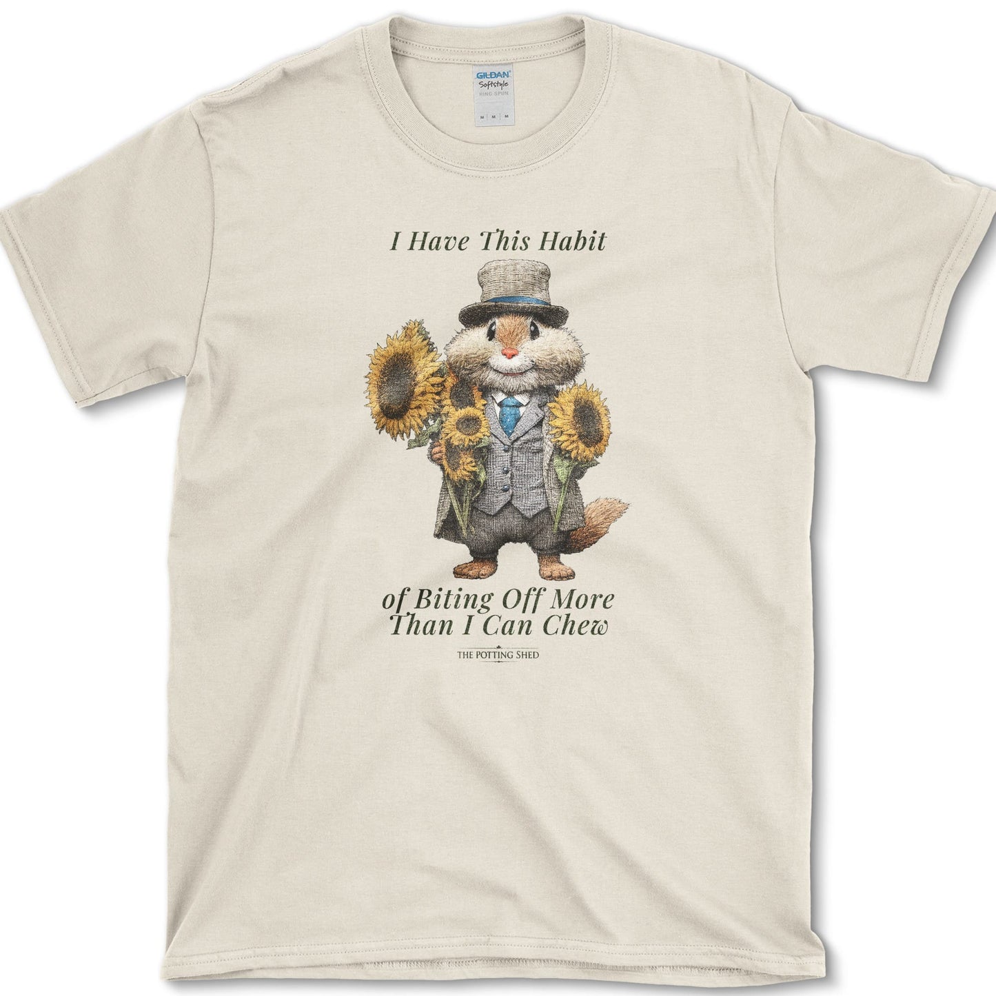 Chester Cheekful T-Shirt Natural / S Essential Tees
