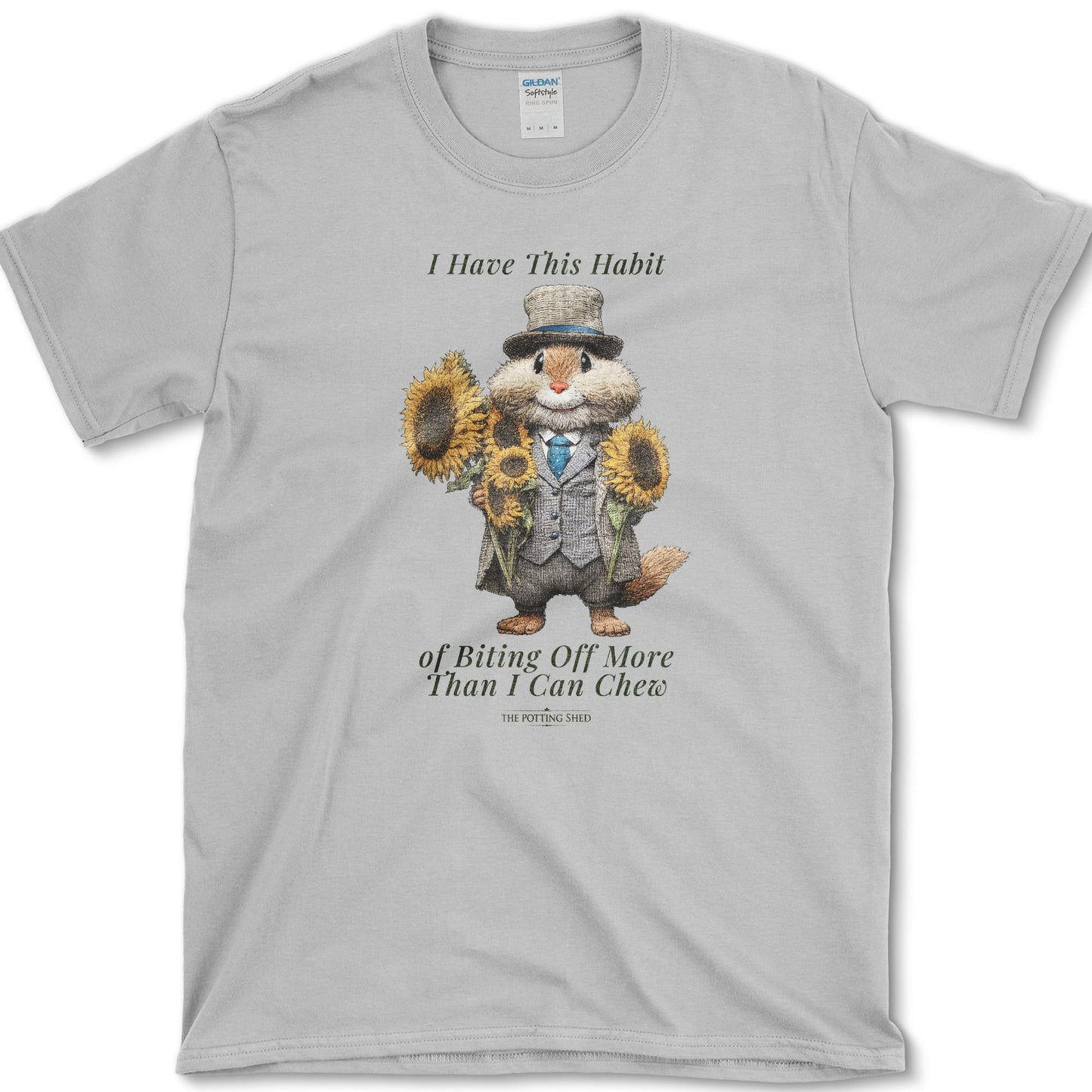 Chester Cheekful T-Shirt Sport Grey / S Essential Tees