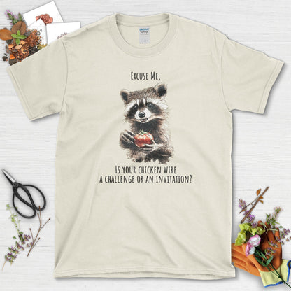Chicken Wire Challenge or Invitation T-Shirt Natural / S T-Shirt
